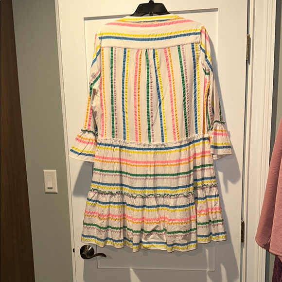 Kerri Rosenthal Charlie Multicolor Striped Shirt Dress - Picture 7 of 12